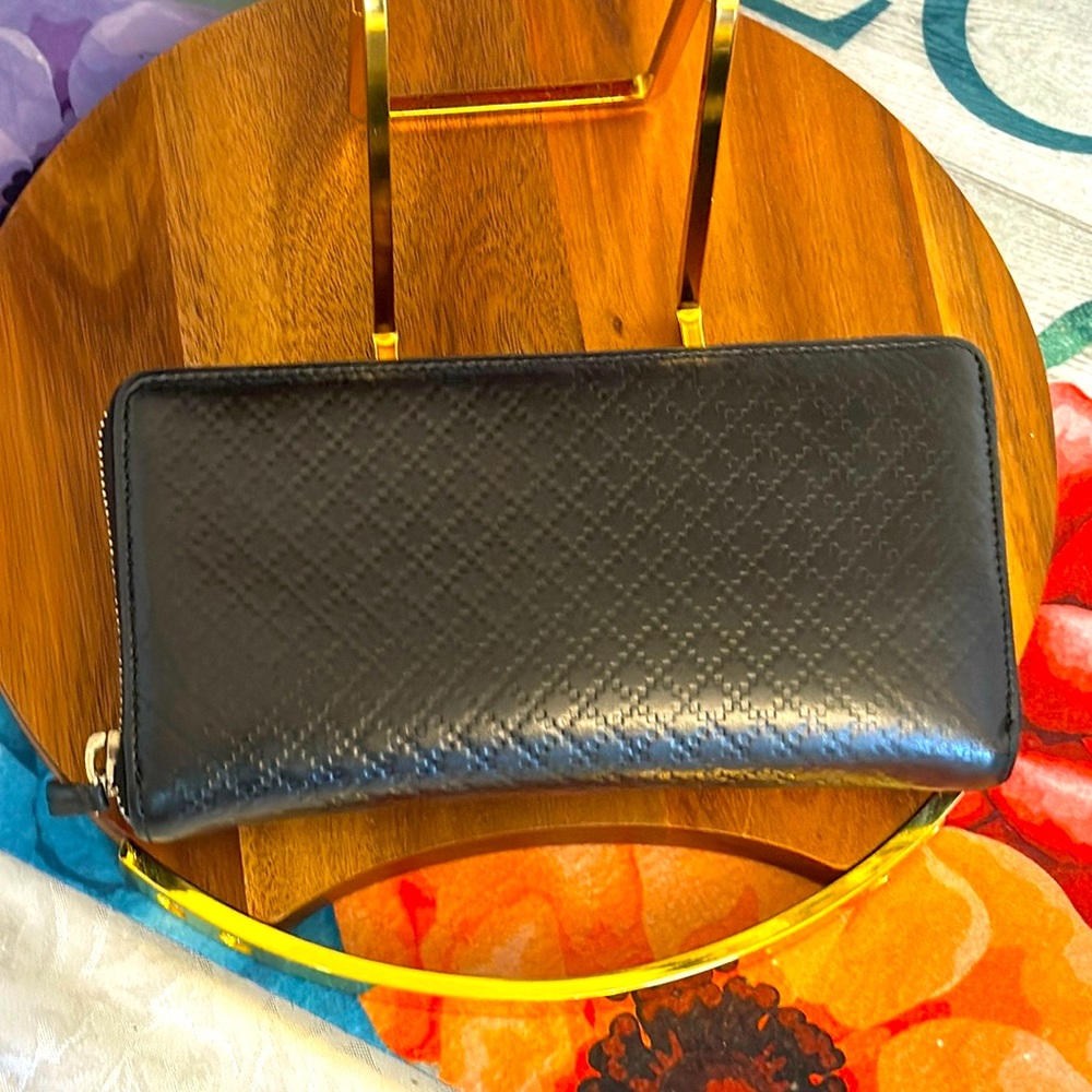 Authentic Gucci GG logo black on black